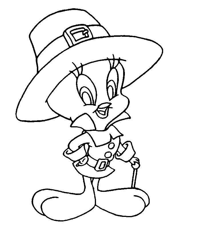 tweety bird coloring pages st patricks day Coloring4free