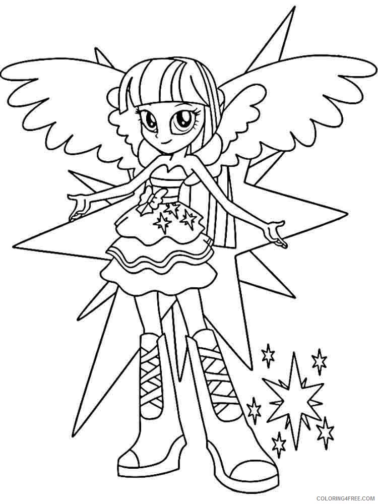 twilight sparkle equestria girls coloring pages Coloring4free