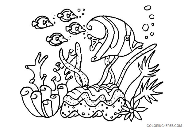 under the sea life coloring pages Coloring4free