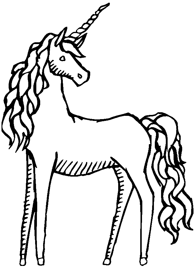 unicorn coloring pages to print Coloring4free