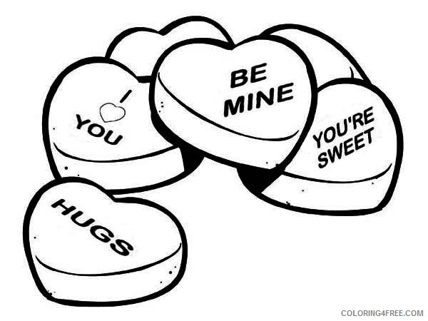 valentines day hearts coloring pages Coloring4free