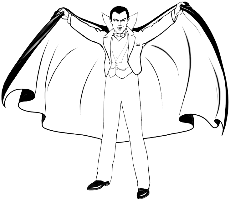 vampire coloring pages printable Coloring4free