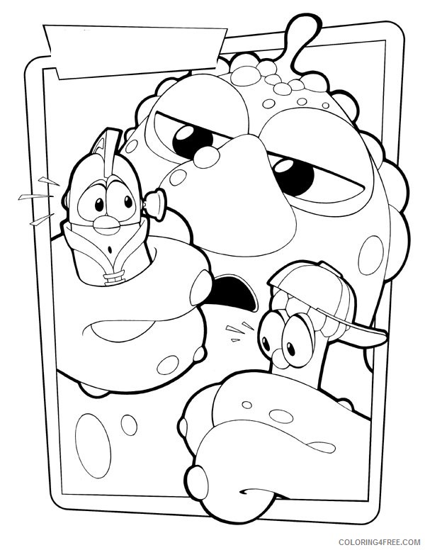 veggie tales coloring pages printable for kids Coloring4free
