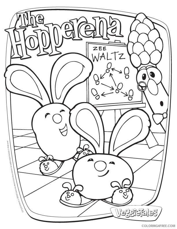 veggie tales coloring pages the hopperena Coloring4free