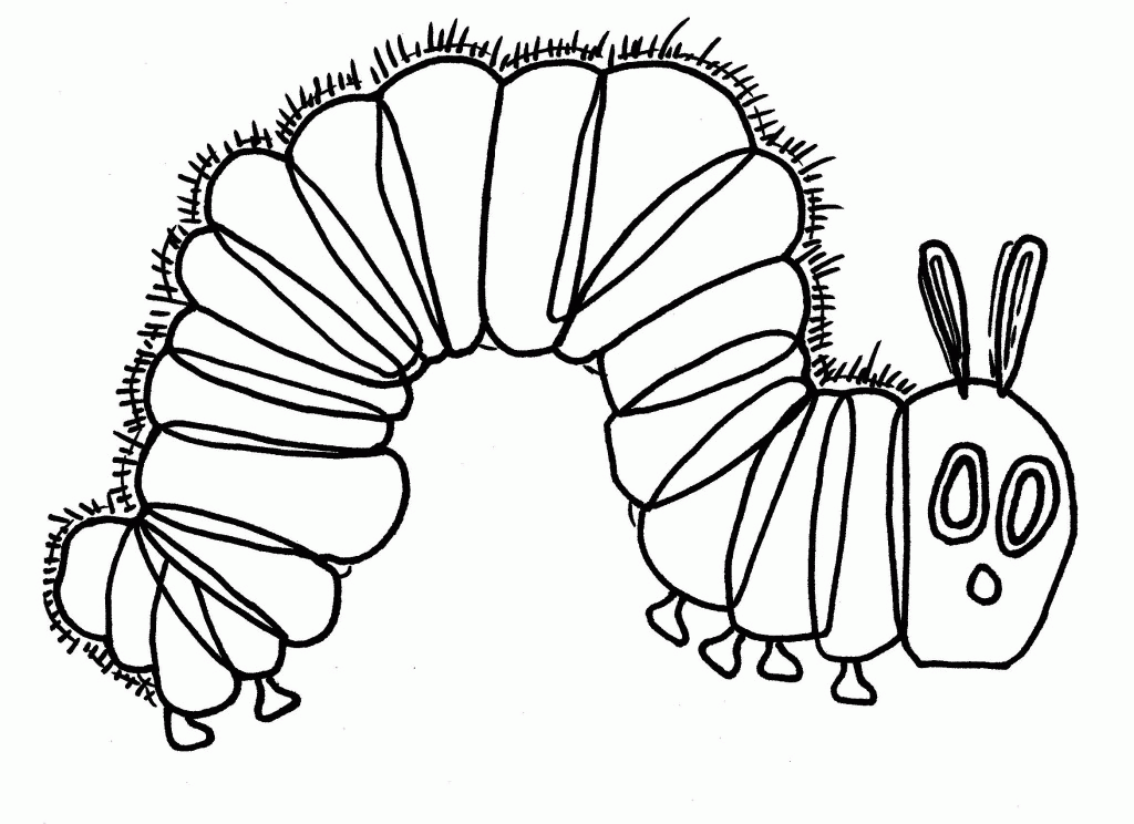 very hungry caterpillar coloring pages Coloring4free