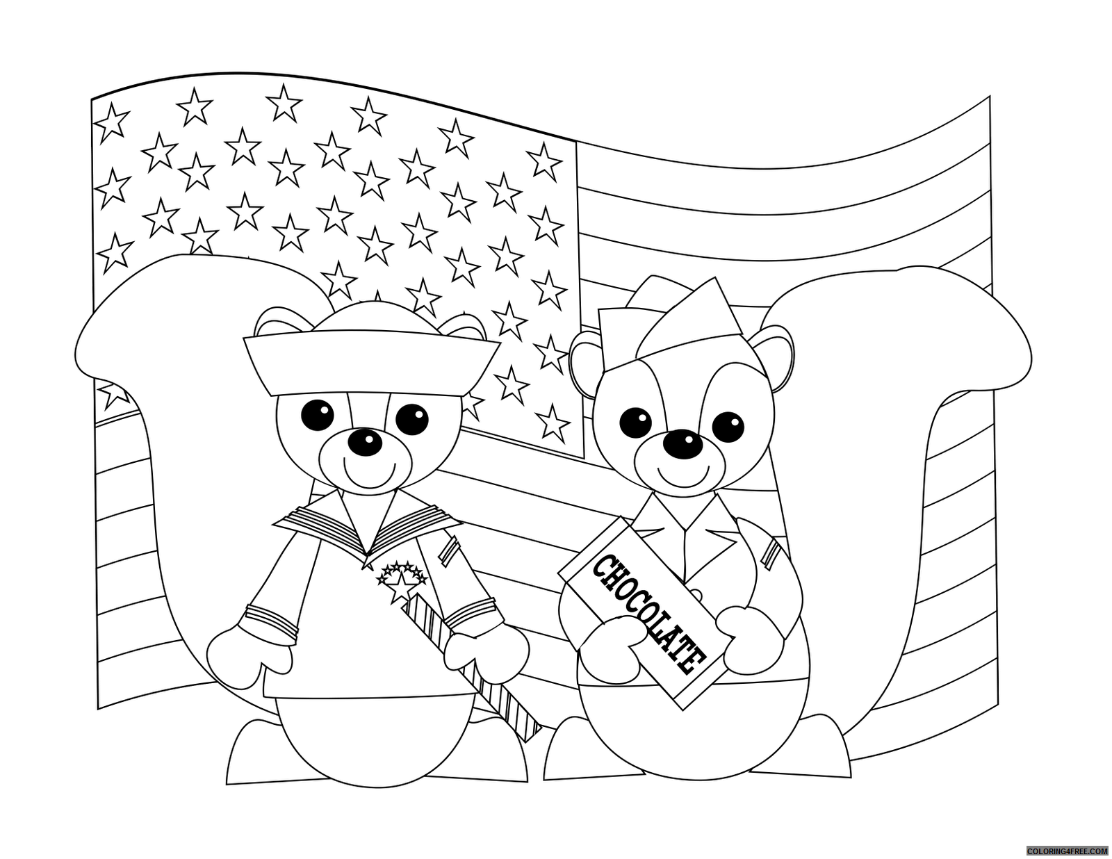 veterans day coloring pages printable for kids Coloring4free