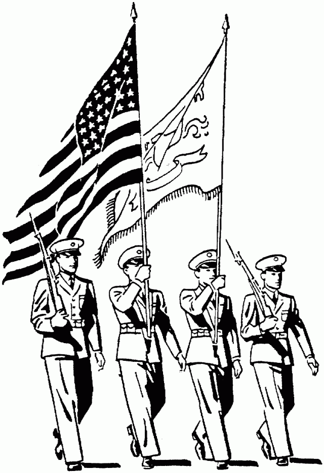 veterans day coloring pages to print Coloring4free