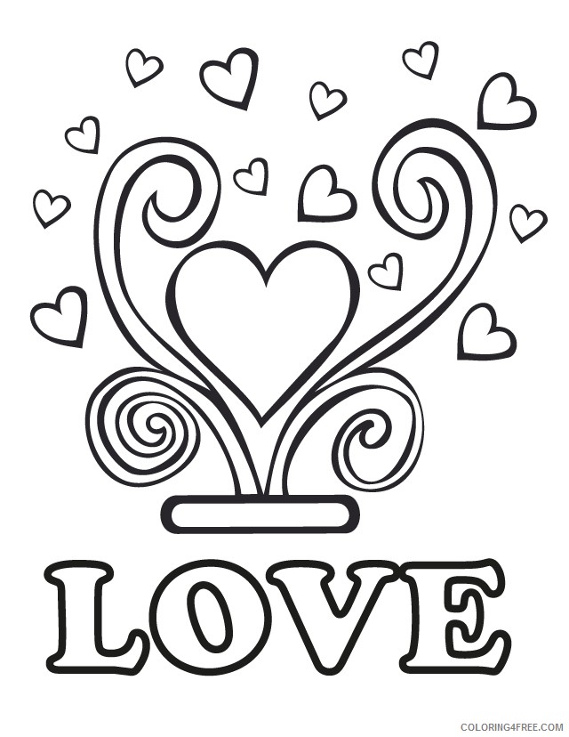 wedding coloring pages love Coloring4free