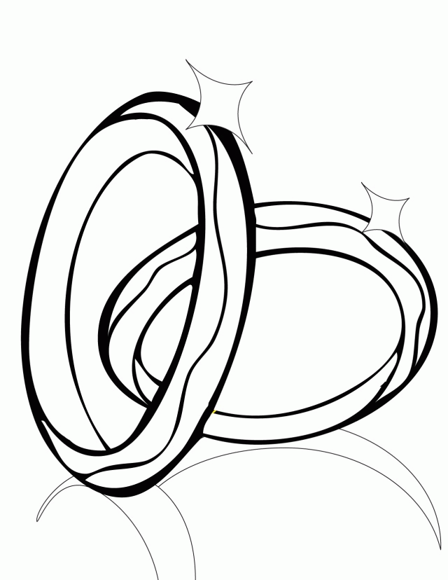 wedding ring coloring pages Coloring4free