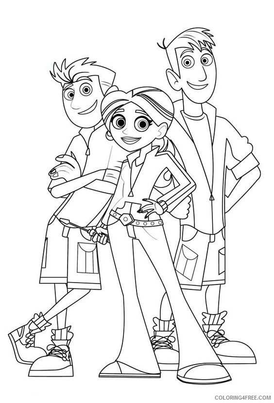 wild kratts coloring pages aviva martin chris Coloring4free
