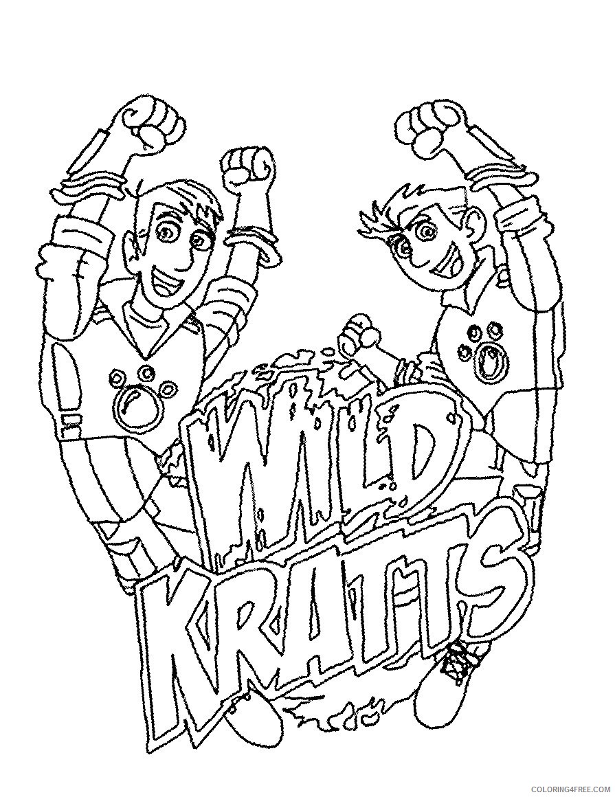 wild kratts coloring pages logo Coloring4free
