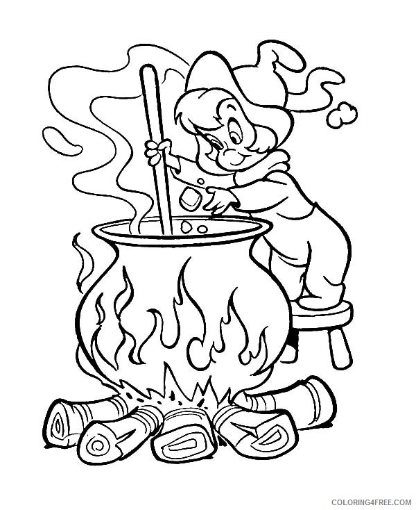 witch coloring pages wendy Coloring4free