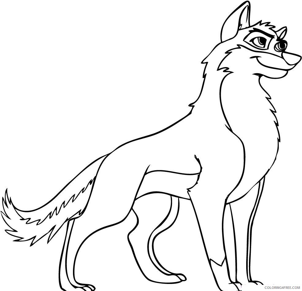 wolf coloring pages cartoon Coloring4free