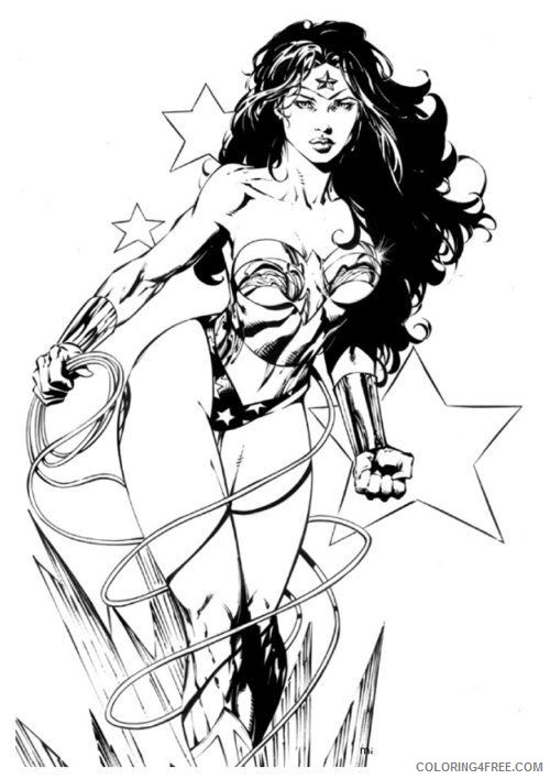 wonder woman coloring pages movie Coloring4free