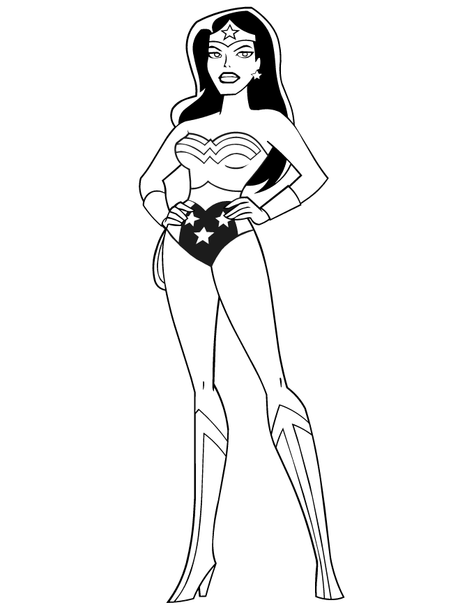 wonder woman coloring pages printable Coloring4free