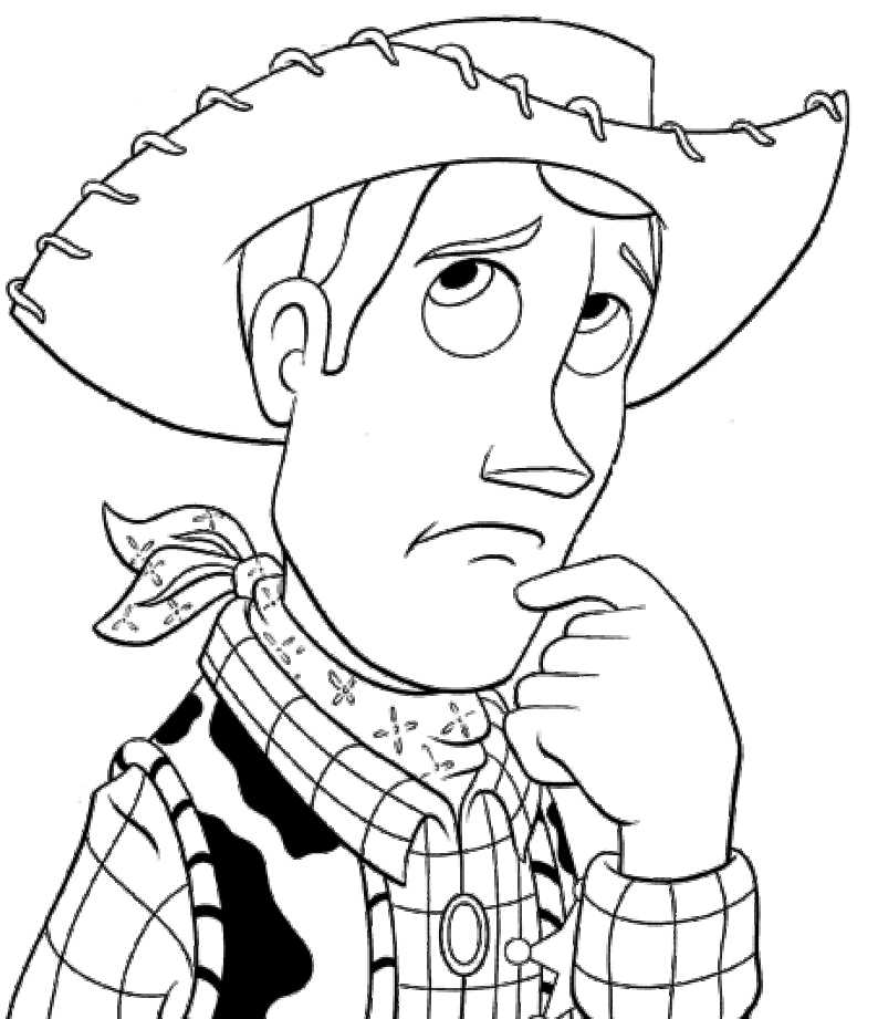 woody cowboy coloring pages Coloring4free