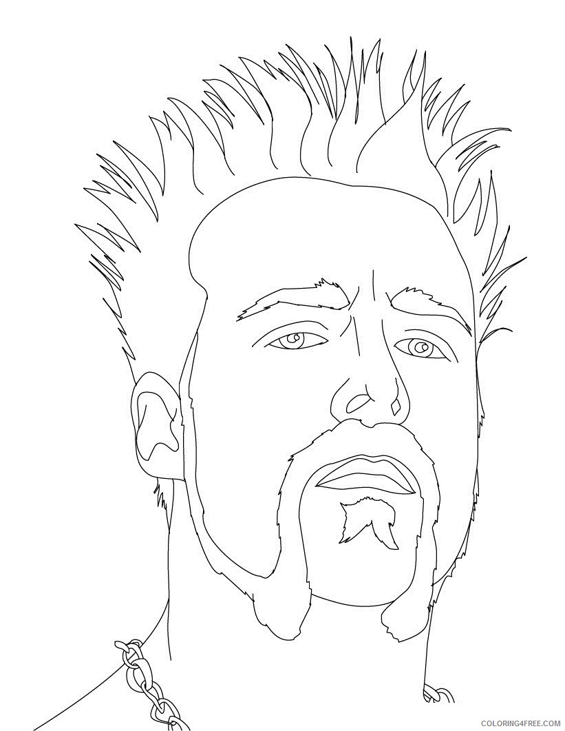wwe coloring pages free to print Coloring4free