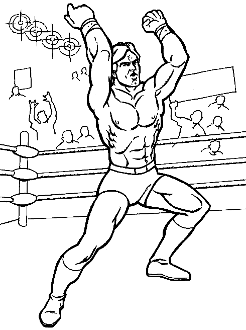 wwe coloring pages printable for kids Coloring4free