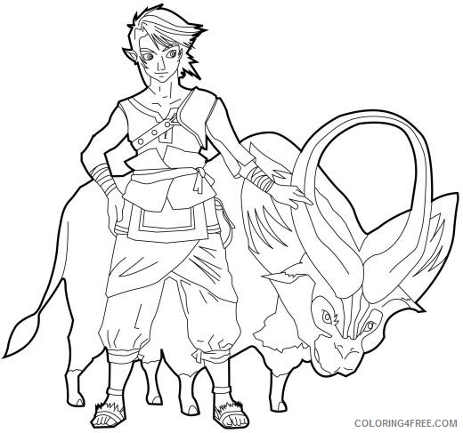 zelda coloring pages free printable Coloring4free