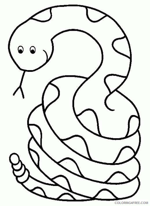 zoo animal coloring pages snake Coloring4free