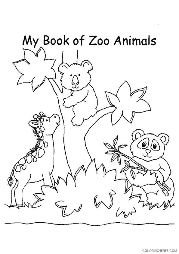zoo coloring pages preschooler Coloring4free