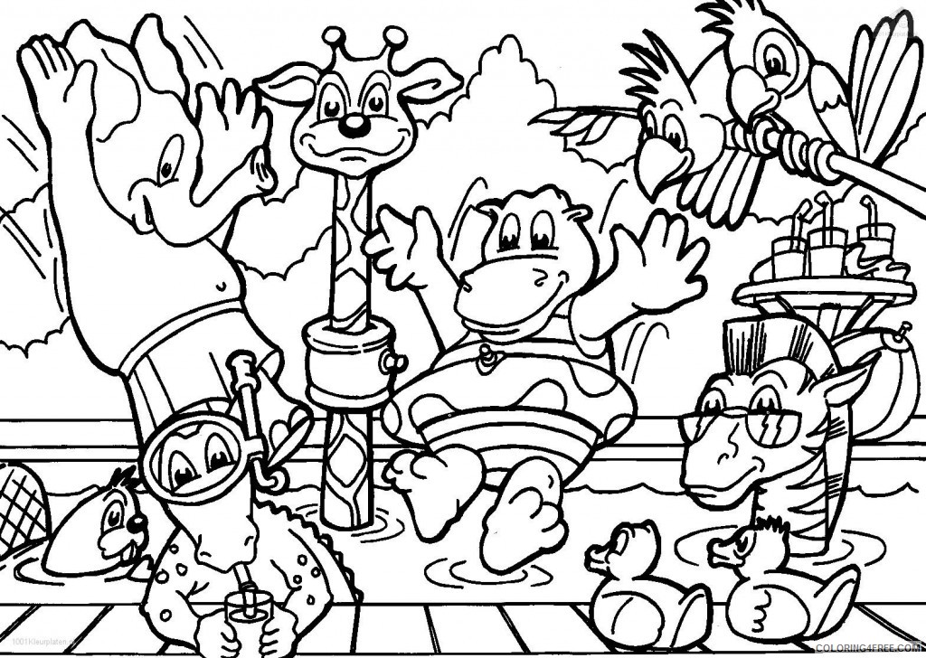 zoo coloring pages printable Coloring4free