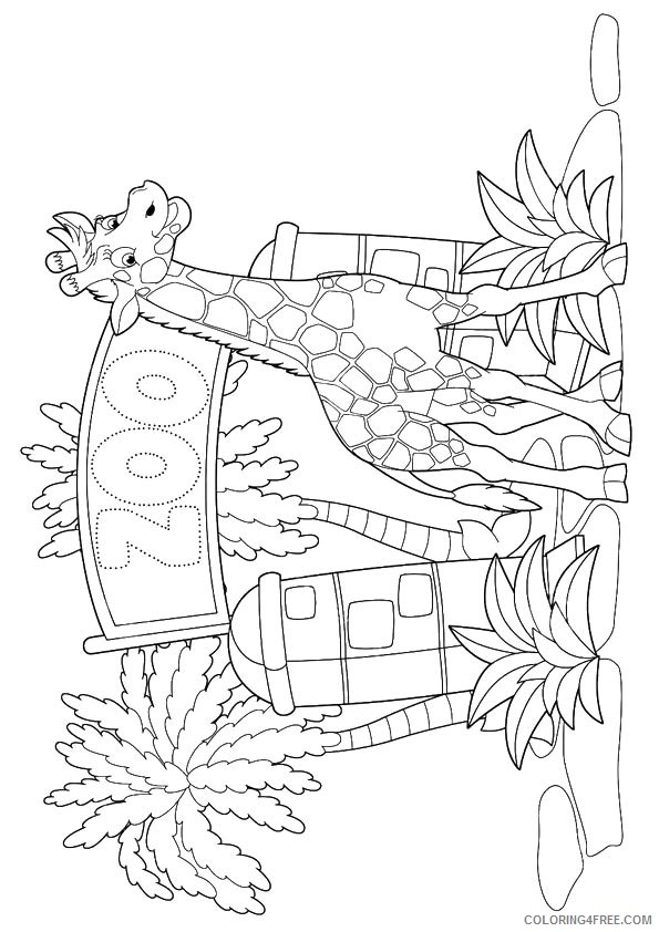 zoo coloring pages printable for kids Coloring4free